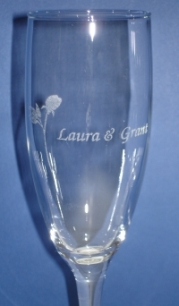 Custom Flutes Laura & Grant
