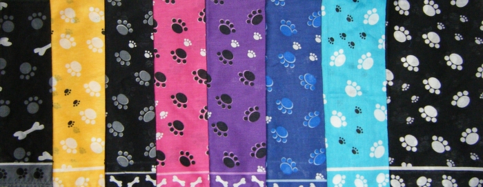 Pet Bandana Colors